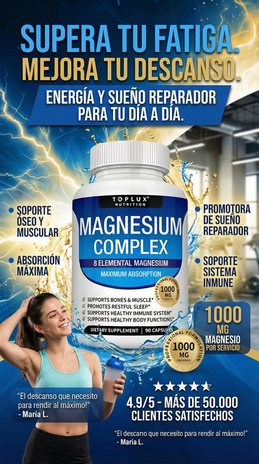 MAGNESIUM COMPLEX 90 CAPSULAS